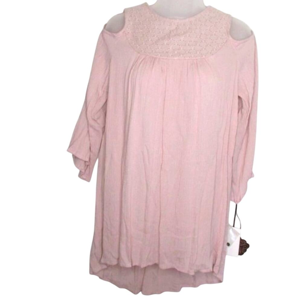 Knox Rose Pink Cold Shoulder Top